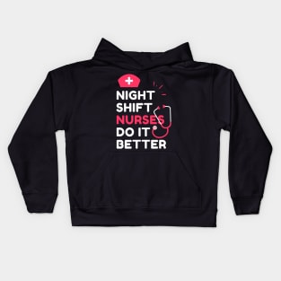 Night Shift Nurse Rules Kids Hoodie